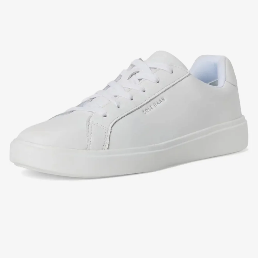 Cole Haan GC Daily Neutral White Leather Sneakers Women's Size 10 NWT Bridal